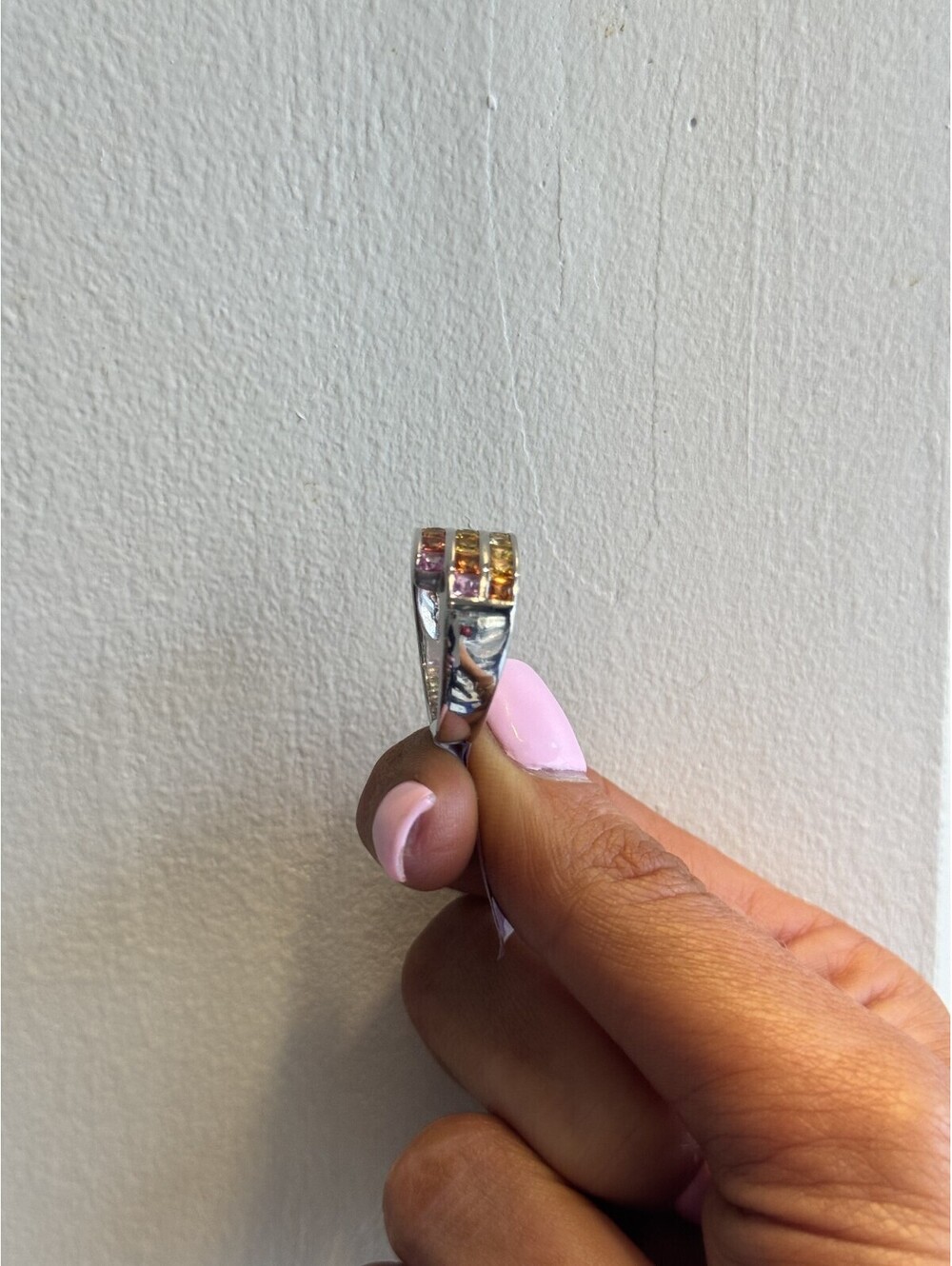 14K WHITE GOLD RING - Picture 8 of 9